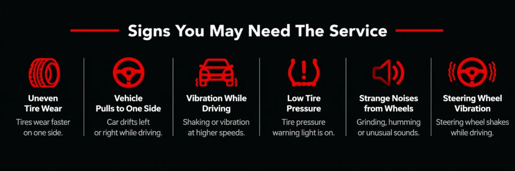 Signs You May Need Tire Service